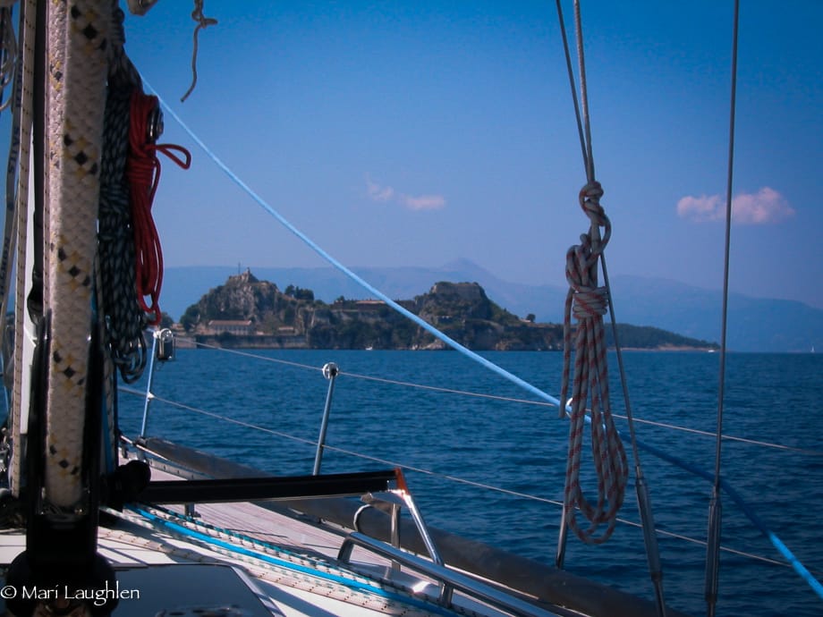Towards Ischia, Italy.